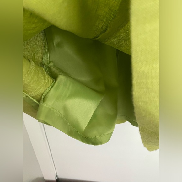 Talbots Green Irish Linen Dress - Picture 3 of 5
